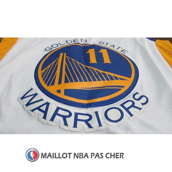 Maillot Golden State Warriors Klay Thompson 11 2017-18 Blanc